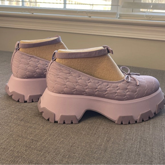 CHARLES & KEITH Recycled Polyester Bow Ballerinas In Lilac - Picture 2 of 10